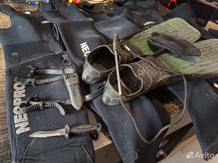 2 комплекта для подводной охоты 7 мм и 9 мм