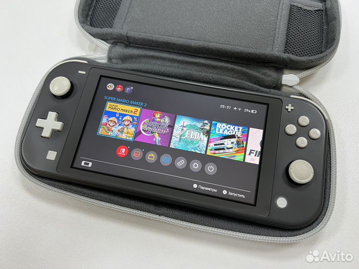 Nintendo switch lite с играми