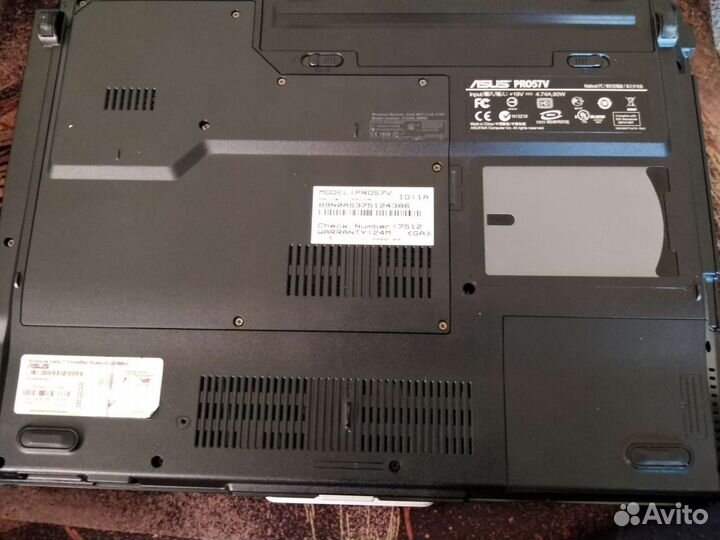 Ноутбук Asus pro57v