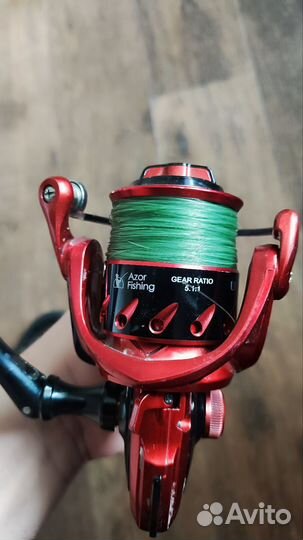Катушка рыболовная Azor Fishing Ultra red