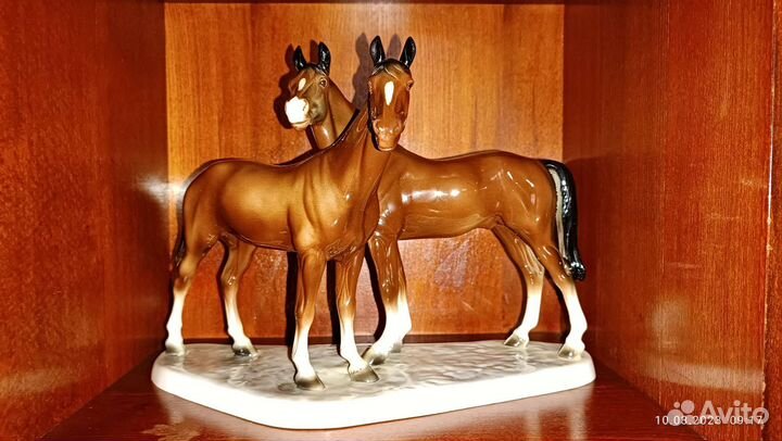 Фарфоровые лошади Германия