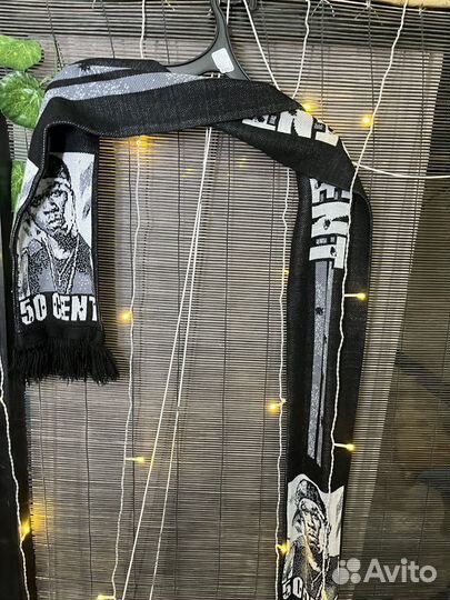 Y2k шарф с 50cent