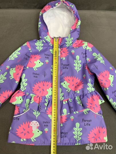 Куртка плащ ветровка 3в1 Stella kids 98-104