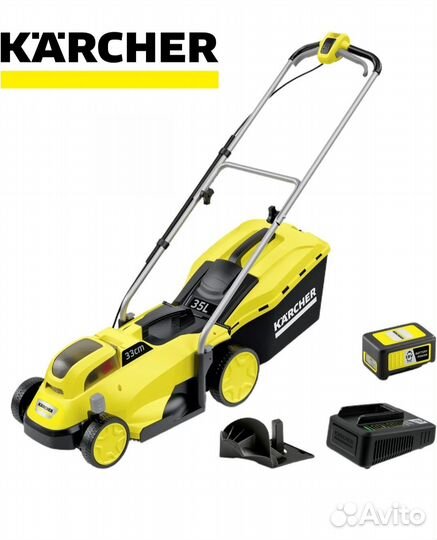 Газонокосилка аккумуляторная karcher