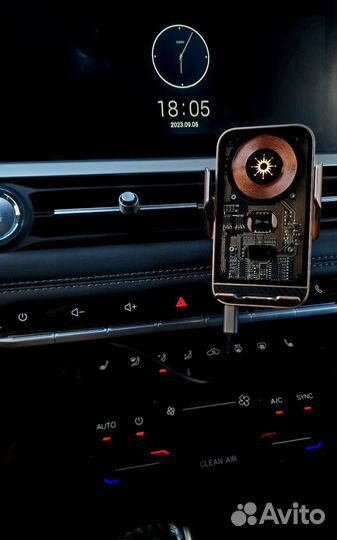 Держатель телефона, IQ зарядка 15w