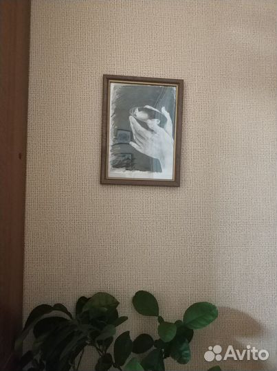 Интерьерная картина, рисунок в рамке