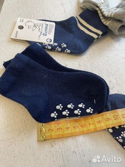 Носки новые детские для мальчика 6-12 месяцев