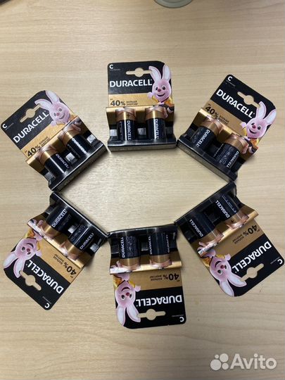 Батарейки Duracell тип C