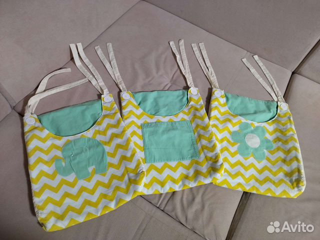 Кармашки на детскую кроватку