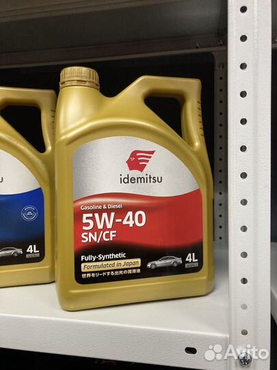 Масло моторное Idemitsu 5w-40 SN/CF 4л