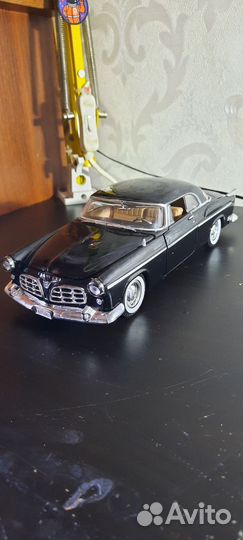 Модель автомобиля chrysler C300 1955 масштаб 1:24