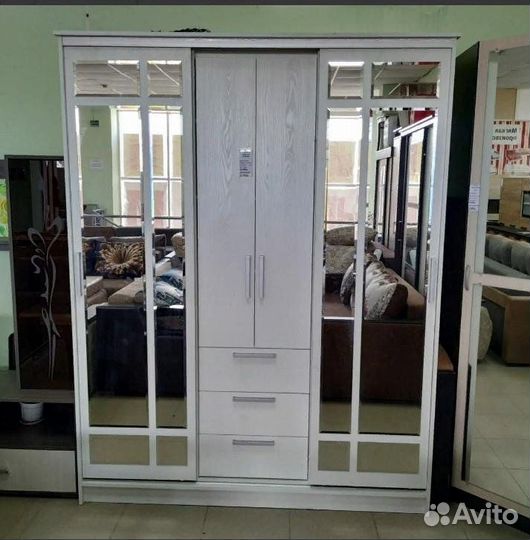 Шкаф-купе Лорд Белый 170х220х60