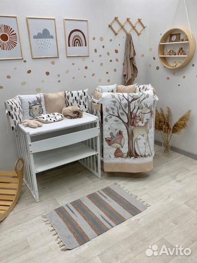 Кровать трансформер с маятником (с колесиками)