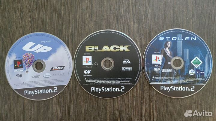 Диски на sony playstation 2