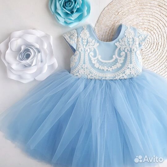 Пошив нарядное пышное детское платье