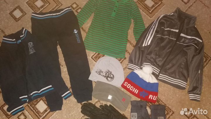 Одежда для мальчиков 5-6лет пакетом