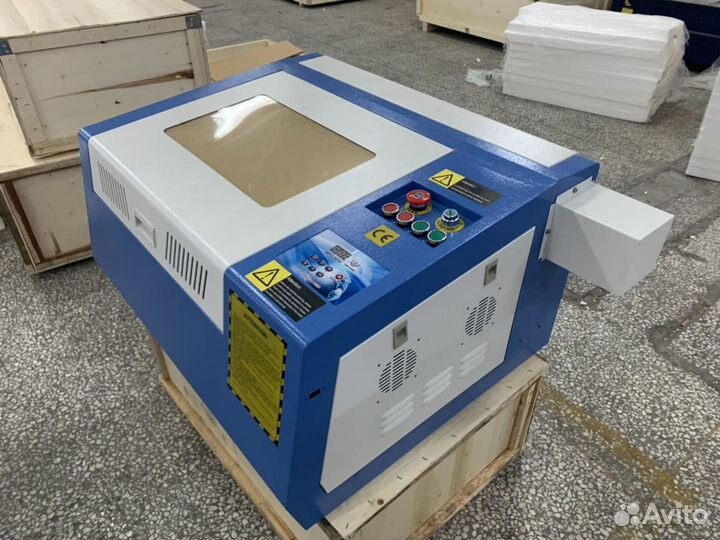 Лазерный станок гравер 3040 (300х400мм) 50Вт