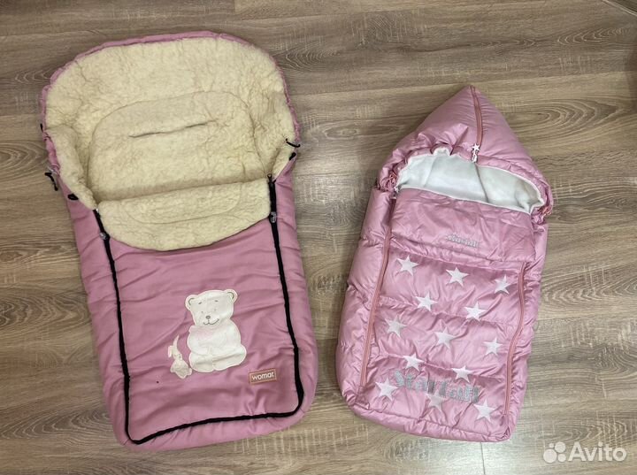Зимний конверт в коляску womar