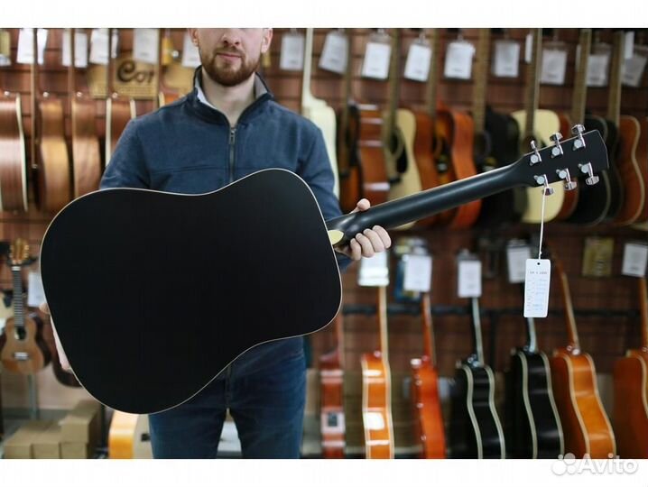 Parkwood W81E-wbag-BKS электроакустическая гитара