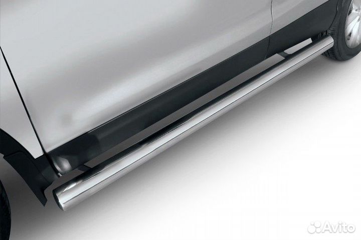 Защита порогов Nissan qashqai (2014)