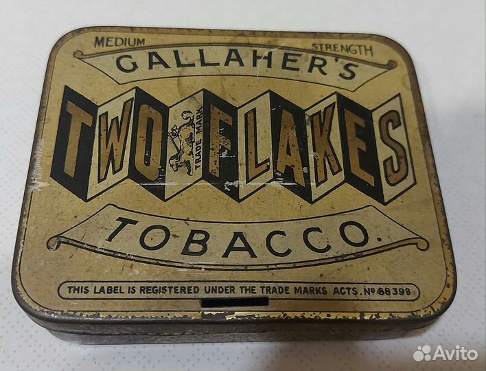 Коробка табачная, металл