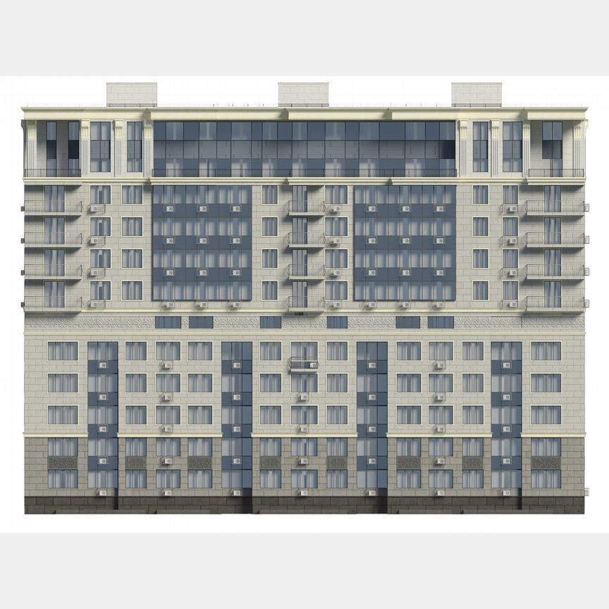 3-к. квартира, 95,8 м², 8/10 эт.