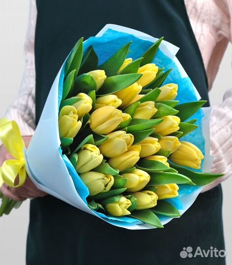 Букет из тюльпанов 25 шт «Возлюбленной»