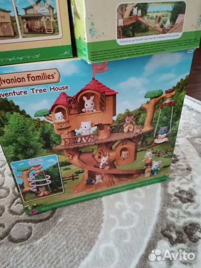 Sylvanian families домики 4 шт