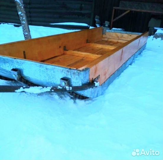 Сани волокуши для снегохода