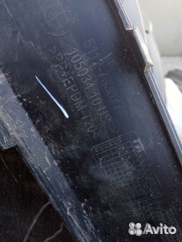 Накладка заднего бампера BMW X3 F25 51127338774