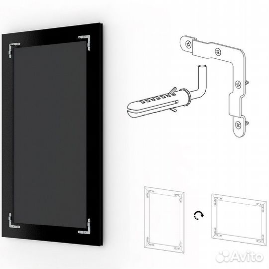 Зеркало Evoform Exclusive 159х69 BY 3574 с фацето