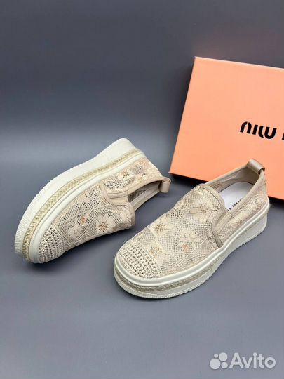 Слипоны Miu Miu