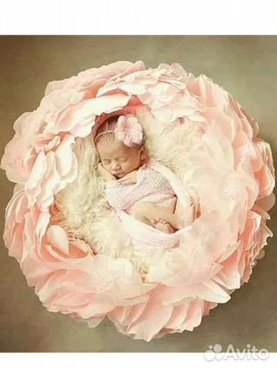 Цветок для фотосессии новорожденного