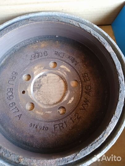 Барабаны тормозные фольксваген поло седан