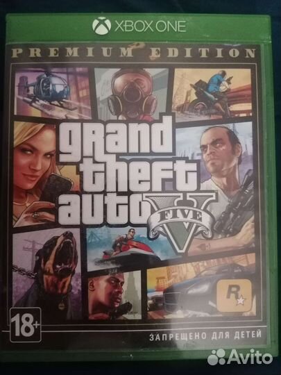 Игровой диск GTA 5 на xbox ONE