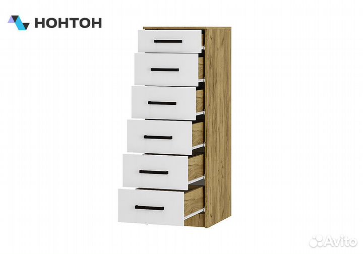 Комод Евро км-04 крафт / белый
