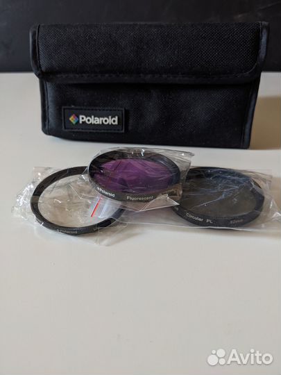 Набор 3 фильтров Polaroid 52 mm UV CPL FLD