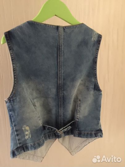 Джинсовая жилетка Gulliver 128