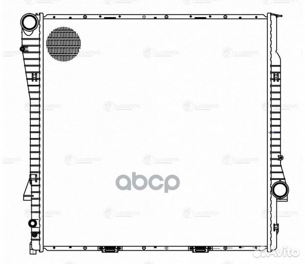 Радиатор охлаждения двигателя BMW X5(E53) 00- L