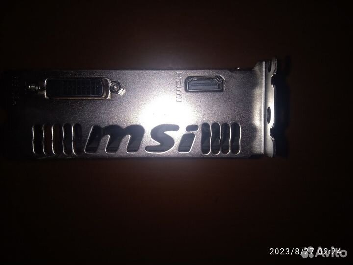 Видеокарта MSI GeForce GT 1030 aero ITX OC 2GB