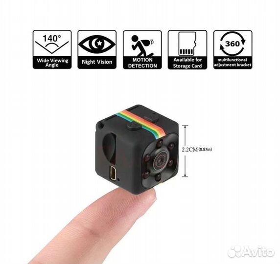 Мини HD камера fangtuosi SQ11