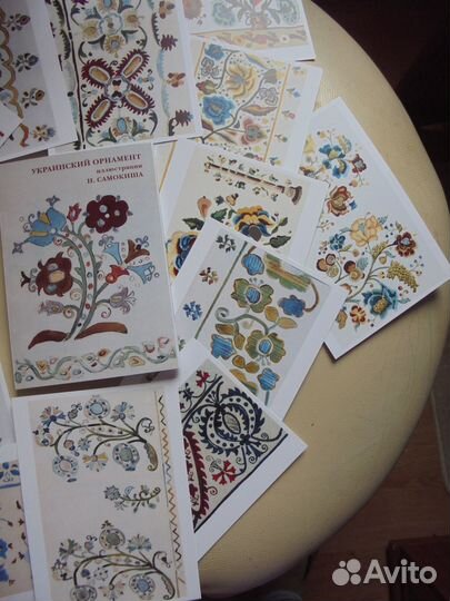 Наб откр Украинск орнамент илл. Н.Самокиша 15 шт