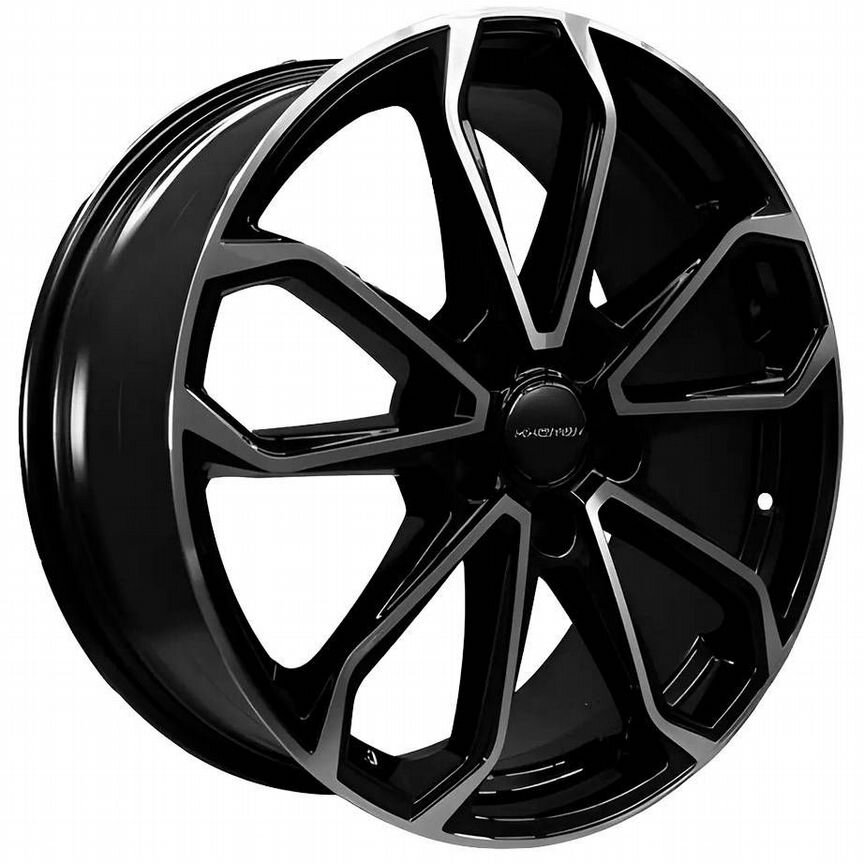Диски Khomen KHW1816 7x18 5x114.3 ET38 D67.1 Black-FP