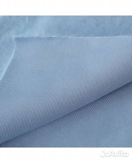 Искусственный мех отрезы, голубой