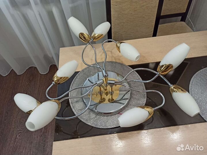 Люстра потолочная бу