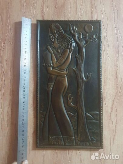 Картина чеканка СССР