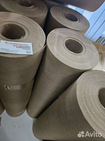 Крафт бумага в рулон 105см*100м