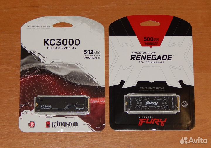 Диски SSD Kingston, Samsung (nvme M2)