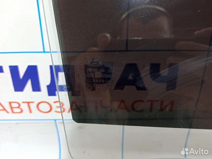 Стекло двери задней правой Hyundai Solaris II 8342