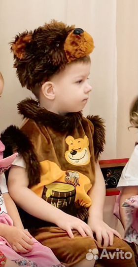 Новогодний костюм медведя 98